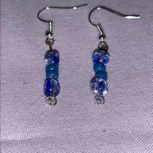 Glass beaded earrings